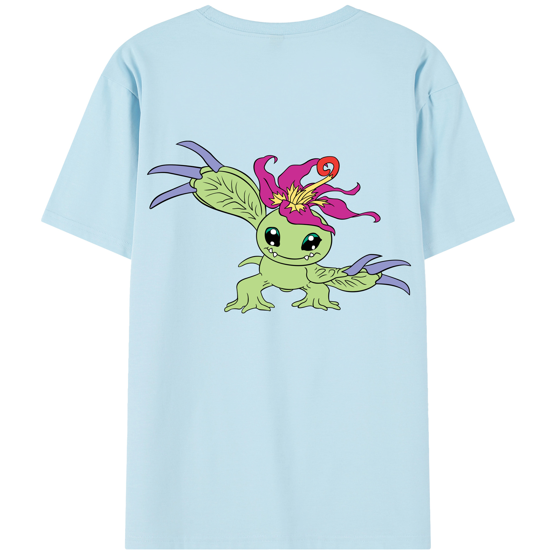 （画像用） Digimon デジタルモンスター/デジモン 綿100％半袖Tシャツ（背面プリント）